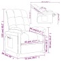Sillón de masaje eléctrico tela verde oscuro | Foro24.es | Tu tienda online para hogar, jardín y más Foro24.es
