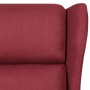 Sillón de masaje de tela rojo tinto | Foro24.es | Tu tienda online para hogar, jardín y más Foro24.es