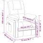 Sillón de masaje de tela color crema | Foro24.es | Tu tienda online para hogar, jardín y más Foro24.es