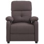 Sillón reclinable de tela marrón oscuro by , Armchairs - Ref: Foro24-348280, Price: 175,46 €, Discount: %