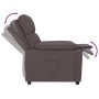 Sillón reclinable de tela marrón oscuro by , Armchairs - Ref: Foro24-348280, Price: 175,46 €, Discount: %