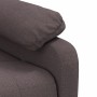 Sillón reclinable de tela marrón oscuro by , Armchairs - Ref: Foro24-348280, Price: 175,46 €, Discount: %