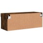 Mueble para TV con luces LED roble ahumado 80x30x30 cm | Foro24.es | Tu tienda online para hogar, jardín y más Foro24.es