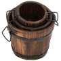 Juego de maceteros cubo de madera 3 piezas madera maciza abeto by , Pots and planters - Ref: Foro24-363362, Price: 36,11 €, D...