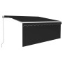 Toldo retráctil manual con persiana gris antracita 3x2,5 m von , Markisen - Ref: Foro24-3069259, Preis: 241,37 €, Rabatt: %