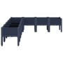 Jardinera con patas PP azul gris 200x160x42 cm | Foro24.es | Tu tienda online para hogar, jardín y más Foro24.es