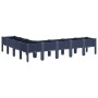 Jardinera con patas PP azul gris 200x160x42 cm | Foro24.es | Tu tienda online para hogar, jardín y más Foro24.es