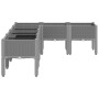 Jardinera con patas PP gris claro 160x120x42 cm | Foro24.es | Tu tienda online para hogar, jardín y más Foro24.es