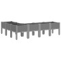 Jardinera con patas PP gris claro 160x120x42 cm | Foro24.es | Tu tienda online para hogar, jardín y más Foro24.es