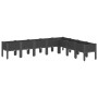 Jardinera con patas PP negro 200x160x42 cm | Foro24.es | Tu tienda online para hogar, jardín y más Foro24.es