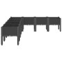 Jardinera con patas PP negro 200x160x42 cm | Foro24.es | Tu tienda online para hogar, jardín y más Foro24.es