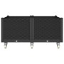 Jardinera con ruedas PP negro 100x80x54 cm von , Töpfe und Pflanzgefäße - Ref: Foro24-367987, Preis: 191,25 €, Rabatt: %