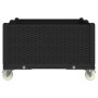 Jardinera con ruedas PP negro 100x80x54 cm von , Töpfe und Pflanzgefäße - Ref: Foro24-367987, Preis: 191,25 €, Rabatt: %