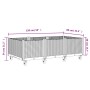 Jardinera con ruedas PP marrón 150x80x54 cm | Foro24.es | Tu tienda online para hogar, jardín y más Foro24.es