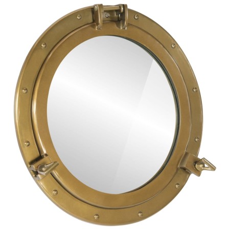 Espejo de ojo de buey de pared aluminio y vidrio Ø50 cm | Foro24.es | Tu tienda online para hogar, jardín y más Foro24.es