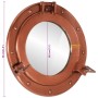 Espejo de ojo de buey de pared aluminio y vidrio Ø30 cm | Foro24.es | Tu tienda online para hogar, jardín y más Foro24.es