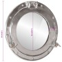Espejo de ojo de buey de pared aluminio y vidrio Ø38 cm by , Mirrors - Ref: Foro24-357849, Price: 65,04 €, Discount: %