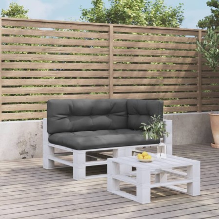 Cojines para paletss 3 unidades tela gris antracita von , Kissen für Stühle und Sofas - Ref: Foro24-3217123, Preis: 112,41 €,...