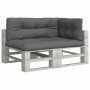 Cojines para paletss 3 unidades tela gris antracita von , Kissen für Stühle und Sofas - Ref: Foro24-3217123, Preis: 112,41 €,...