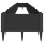 Jardinera con clavijas PP negro 362,5x42,5x28,5 cm | Foro24.es | Tu tienda online para hogar, jardín y más Foro24.es