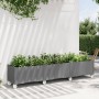 Jardinera con ruedas PP gris claro 240x50x54 cm | Foro24.es | Tu tienda online para hogar, jardín y más Foro24.es