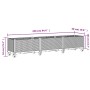 Jardinera con ruedas PP gris claro 240x50x54 cm | Foro24.es | Tu tienda online para hogar, jardín y más Foro24.es