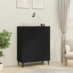 Schwarzes Sperrholz-Sideboard 70x34x90 cm von vidaXL, Sideboards - Ref: Foro24-812106, Preis: 75,02 €, Rabatt: %