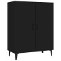 Aparador de madera contrachapada negro 70x34x90 cm de vidaXL, Aparadores - Ref: Foro24-812106, Precio: 76,07 €, Descuento: %