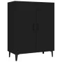 Schwarzes Sperrholz-Sideboard 70x34x90 cm von vidaXL, Sideboards - Ref: Foro24-812106, Preis: 76,04 €, Rabatt: %