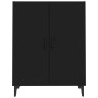 Aparador de madera contrachapada negro 70x34x90 cm de vidaXL, Aparadores - Ref: Foro24-812106, Precio: 76,07 €, Descuento: %