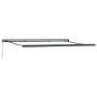 Toldo retráctil aluminio y tela gris antracita y blanco 4,5x3 m de , Toldos - Ref: Foro24-3216131, Precio: 595,63 €, Descuent...