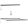Toldo retráctil aluminio y tela gris antracita y blanco 4,5x3 m de , Toldos - Ref: Foro24-3216131, Precio: 595,63 €, Descuent...