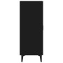 Aparador de madera contrachapada negro 70x34x90 cm de vidaXL, Aparadores - Ref: Foro24-812106, Precio: 76,07 €, Descuento: %