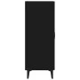 Schwarzes Sperrholz-Sideboard 70x34x90 cm von vidaXL, Sideboards - Ref: Foro24-812106, Preis: 76,04 €, Rabatt: %