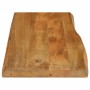 Tablero de mesa borde natural madera maciza mango 100x40x3,8 cm | Foro24.es | Tu tienda online para hogar, jardín y más Foro24.es