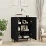 Schwarzes Sperrholz-Sideboard 70x34x90 cm von vidaXL, Sideboards - Ref: Foro24-812106, Preis: 76,04 €, Rabatt: %