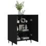 Aparador de madera contrachapada negro 70x34x90 cm de vidaXL, Aparadores - Ref: Foro24-812106, Precio: 76,07 €, Descuento: %