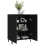 Schwarzes Sperrholz-Sideboard 70x34x90 cm von vidaXL, Sideboards - Ref: Foro24-812106, Preis: 76,04 €, Rabatt: %