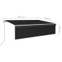 Toldo automático persiana LED sensor viento gris antracita 6x3m de , Toldos - Ref: Foro24-3069374, Precio: 938,63 €, Descuent...