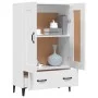 Weißes Sperrholz-Sideboard 70x31x115 cm von vidaXL, Sideboards - Ref: Foro24-812573, Preis: 117,68 €, Rabatt: %