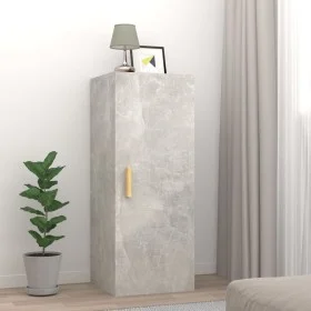 Hängeschrank aus grauem Sperrholz 34,5x34x90 cm von vidaXL, Regale und Regale - Ref: Foro24-812433, Preis: 45,30 €, Rabatt: %