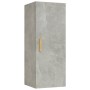 Hängeschrank aus grauem Sperrholz 34,5x34x90 cm von vidaXL, Regale und Regale - Ref: Foro24-812433, Preis: 45,86 €, Rabatt: %