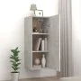 Gray concrete plywood wall cabinet 34.5x34x90 cm by vidaXL, Shelves and shelves - Ref: Foro24-812433, Price: 45,30 €, Discoun...