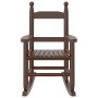 Mecedora para niños madera maciza de álamo marrón | Foro24.es | Tu tienda online para hogar, jardín y más Foro24.es