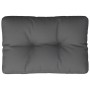 Cojín para sofá de palets de tela gria antracita 60x40x12 cm by , Cushions for chairs and sofas - Ref: Foro24-360557, Price: ...