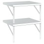 Estantes de pared 2 uds acero inoxidable plateado 50x40 cm de , Estantes y estanterías - Ref: Foro24-3214508, Precio: 60,04 €...