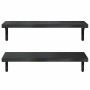 Estantes de pared 2 uds acero inoxidable negro 75x30 cm | Foro24.es | Tu tienda online para hogar, jardín y más Foro24.es