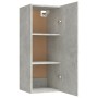 Hängeschrank aus grauem Sperrholz 34,5x34x90 cm von vidaXL, Regale und Regale - Ref: Foro24-812433, Preis: 45,86 €, Rabatt: %