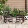 Mecedoras para niños 2 uds madera maciza de álamo marrónes | Foro24.es | Tu tienda online para hogar, jardín y más Foro24.es