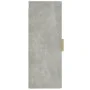Gray concrete plywood wall cabinet 34.5x34x90 cm by vidaXL, Shelves and shelves - Ref: Foro24-812433, Price: 45,30 €, Discoun...